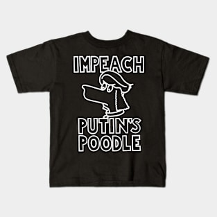 IMPEACH PUTIN'S POODLE (Ghost Version) Kids T-Shirt